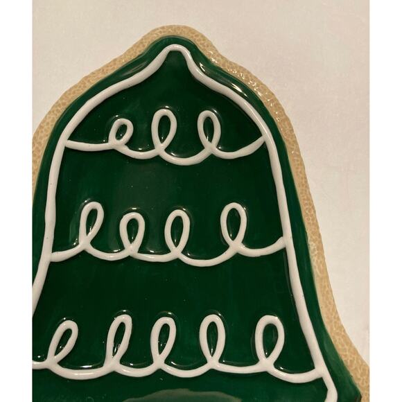 Fritz and Floyd classic holiday plate Santas Kitchen Green Bell - Picture 3 of 5